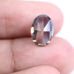 3.99 carat brown oval cut lab grown diamond loose stone for custom engagement ring or fine jewelry