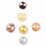 2.63 Ct Natural Mixed Color Rose Cut Diamond Lot – Loose Rustic Diamonds for Custom Jewelry, Crafting, Heirloom Designs & Artisan Rings
