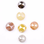 2.63 Ct Natural Mixed Color Rose Cut Diamond Lot – Loose Rustic Diamonds for Custom Jewelry, Crafting, Heirloom Designs & Artisan Rings