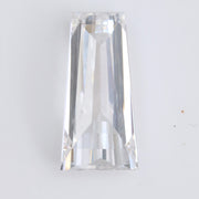 white diamond trapezoid lab grown diamond engagement ring watch