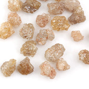 7.20 Ct Orange Brown Color Rough Raw Diamond Natural Uncut Rough Stone Lot