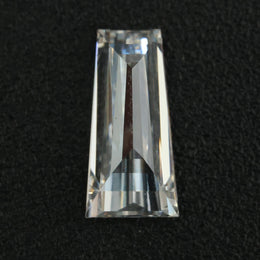 white diamond trapezoid lab grown diamond engagement ring watch