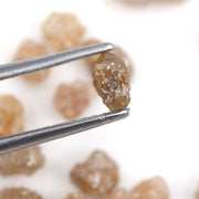7.20 Ct Orange Brown Color Rough Raw Diamond Natural Uncut Rough Stone Lot