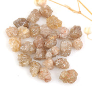 7.20 Ct Orange Brown Color Rough Raw Diamond Natural Uncut Rough Stone Lot