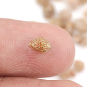 7.20 Ct Orange Brown Color Rough Raw Diamond Natural Uncut Rough Stone Lot