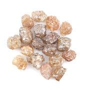 red raw diamond, raw diamond, raw orange diamond, brown diamond raw