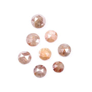 4.61 Ct Natural Loose Diamond Round Rose Cut Red Color Rustic Diamond, Antique Diamond for Custom