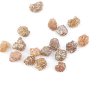 red raw diamond, raw diamond, raw orange diamond, brown diamond raw
