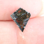 1.38 Ct natural brown And Blackkite diamond with soft earthy tone and artistic geometric shape for elegant fine jewelry