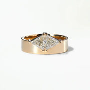 1.05 Ct Trillane Cut Damond Uncut Loose Lab Grown Diamond 14K Gold Diamond Ring Modern Engagement Ring Use For Diamond Ring 