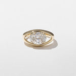 modern oval brilliant cut lab grown diamond solitaire ring 2 ct yellow gold tension setting engagement ring elegant jewelry