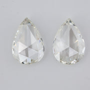 2.25 ct lab grown diamond, lab grown diamond pair, white lab grown diamond, diamond pair, vs1 diamond