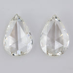 2.25 ct lab grown diamond, lab grown diamond pair, white lab grown diamond, diamond pair, vs1 diamond