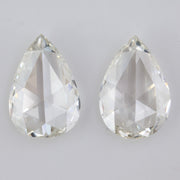 2.25 ct lab grown diamond, lab grown diamond pair, white lab grown diamond, diamond pair, vs1 diamond