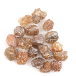 natural rough orange diamond, brown diamond raw, brown diamond rough