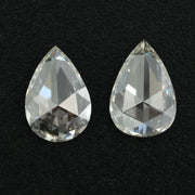 2.25 ct lab grown diamond, lab grown diamond pair, white lab grown diamond, diamond pair, vs1 diamond