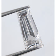 white diamond trapezoid lab grown diamond engagement ring watch