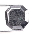 Natural diamond raw crystal displaying rough uncut form before polishing. Real earth-formed gemstone used for custom jewelry creation.