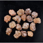 6.84 Ct Natural Brown Orange Color Rough Raw Diamond Lot For 14K Gold Jewelry