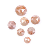 4.35 Ct Natural Fancy Diamond Lot Loose Brown Round Shape Rustic Diamonds for Antique Custom Jewelry 