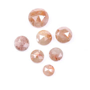 4.35 Ct Natural Fancy Diamond Lot Loose Brown Round Shape Rustic Diamonds for Antique Custom Jewelry 