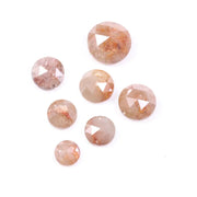 4.35 Ct Natural Fancy Diamond Lot Loose Brown Round Shape Rustic Diamonds for Antique Custom Jewelry 