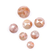 4.35 Ct Natural Fancy Diamond Lot Loose Brown Round Shape Rustic Diamonds for Antique Custom Jewelry 