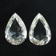 2.25 ct lab grown diamond, lab grown diamond pair, white lab grown diamond, diamond pair, vs1 diamond