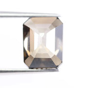  2.58 Ct brown emerald cut lab-grown diamond loose stone for Designer-quality fine jewelry making