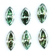 Fancy Green Marquise Cut Lab Grown Diamond CVD Loose Stone for Engagement Ring, Pendant and Custom Fine Jewelry