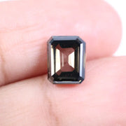  2.58 Ct brown emerald cut lab-grown diamond loose stone for Designer-quality fine jewelry making