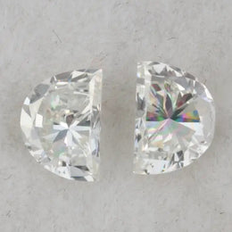 white colour lab grown 1.45 carat diamond white diamonds bands