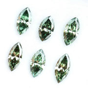 Fancy Green Marquise Cut Lab Grown Diamond CVD Loose Stone for Engagement Ring, Pendant and Custom Fine Jewelry