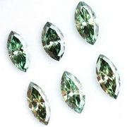 Fancy Green Marquise Cut Lab Grown Diamond CVD Loose Stone for Engagement Ring, Pendant and Custom Fine Jewelry