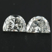 white colour lab grown 1.45 carat diamond white diamonds bands