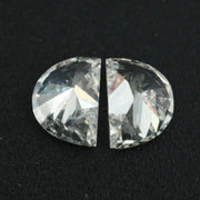 white colour lab grown 1.45 carat diamond white diamonds bands