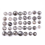 9.10 Ct Round Cut Natural Loose Diamond Grey Color Princess Cut Diamond for Custom Jewelry