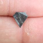 0.73 Ct pentagon cut brown and black natural diamond with rare geometric shape and understated luxury appeal