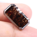 loose pear diamonds, loose round brilliant cut diamond, 3.81-carat brown diamond, brown diamond engagement rings, black faceted diamond