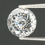 white colour lab grown white diamonds hoop earrings chain