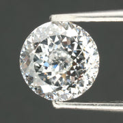white colour lab grown white diamonds hoop earrings chain