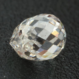 white colour 2 carat lab grown diamond necklace 2.45 carat diamond