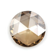brown colour 0.63 lab grown diamond ring