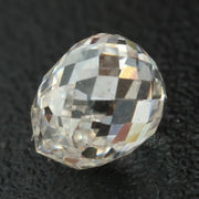 white colour 2 carat lab grown diamond necklace 2.45 carat diamond