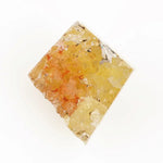 0.90 Ct yellow and orange kite cut natural diamond with radiant dual tone color and elegant geometric shape for luxury jewelry