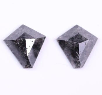 0.78 Carat Natural Kite Shape Loose Diamond Pair ( 5.98 X 5.22 ) ( 6.13 X 5.22 )