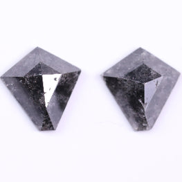 0.78 Carat Natural Kite Shape Loose Diamond Pair ( 5.98 X 5.22 ) ( 6.13 X 5.22 )