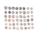 7.33 Ct Natural Loose Diamond Lot – Round Rose Cut Mixed Color Rustic Antique Diamonds for Rings, Custom & Handmade Jewelry