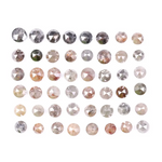 7.33 Ct Natural Loose Diamond Lot – Round Rose Cut Mixed Color Rustic Antique Diamonds for Rings, Custom & Handmade Jewelry