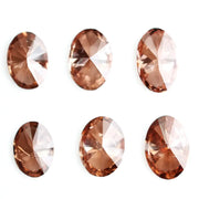 Fancy champagne brown oval lab grown diamond sparkling loose CVD diamond ethical stone for engagement ring jewelry